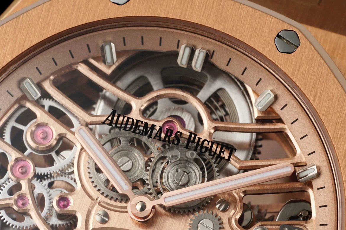 오데마 피게 로얄 오크 셀프와인딩 플라잉 투르비옹 오픈워크 스켈레톤다이얼 로즈골드 26735