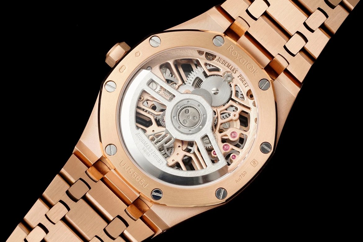 오데마 피게 로얄 오크 셀프와인딩 플라잉 투르비옹 오픈워크 스켈레톤다이얼 로즈골드 26735
