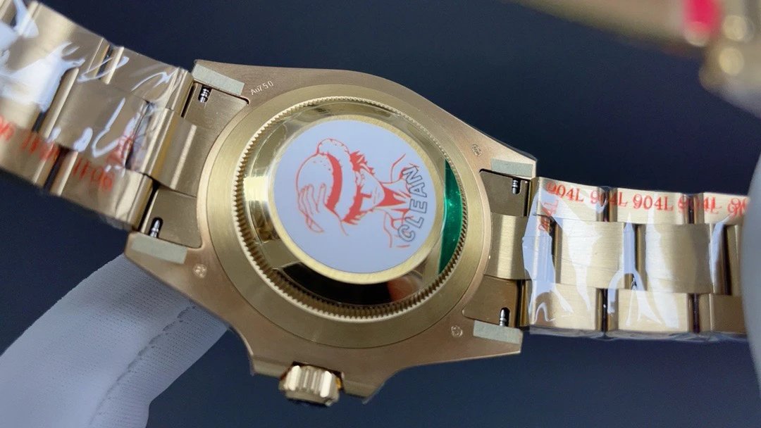 롤렉스 서브마리너 데이트 옐로우 골드 블루