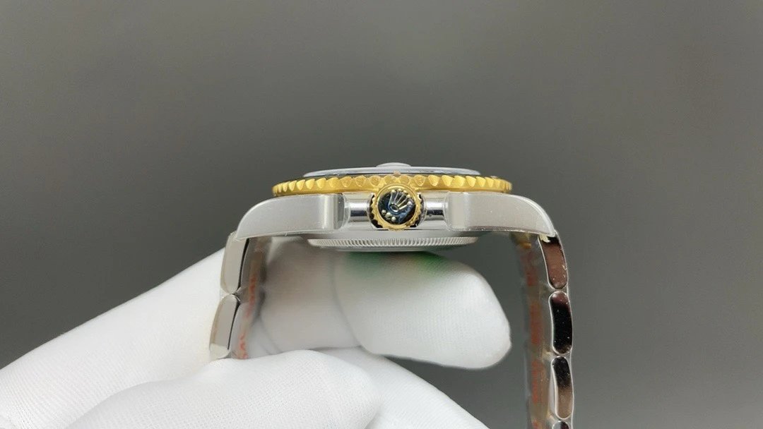 롤렉스 서브마리너 데이트 옐로우 콤비 블루