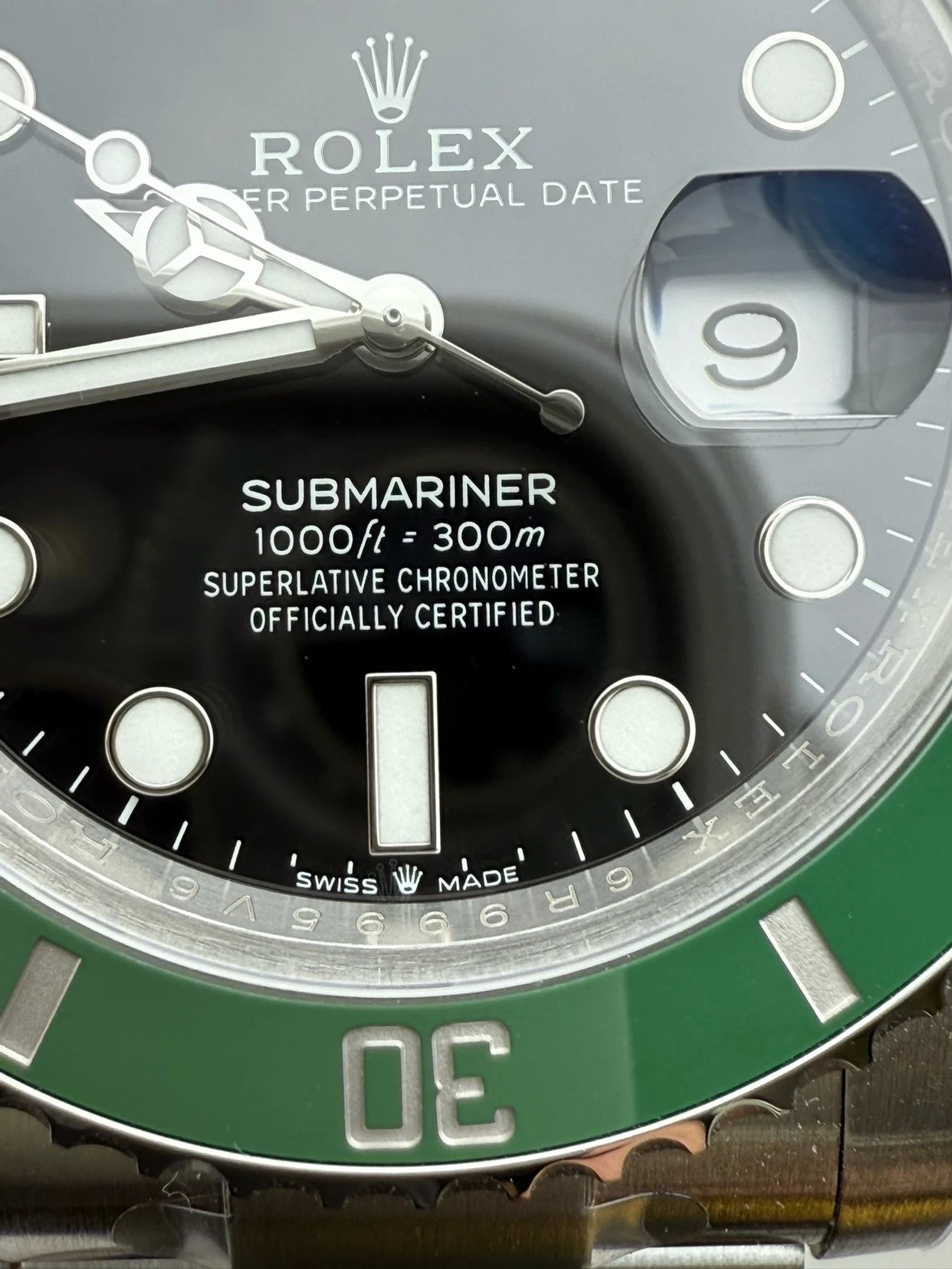 롤렉스 서브마리너 데이트 스틸 그린