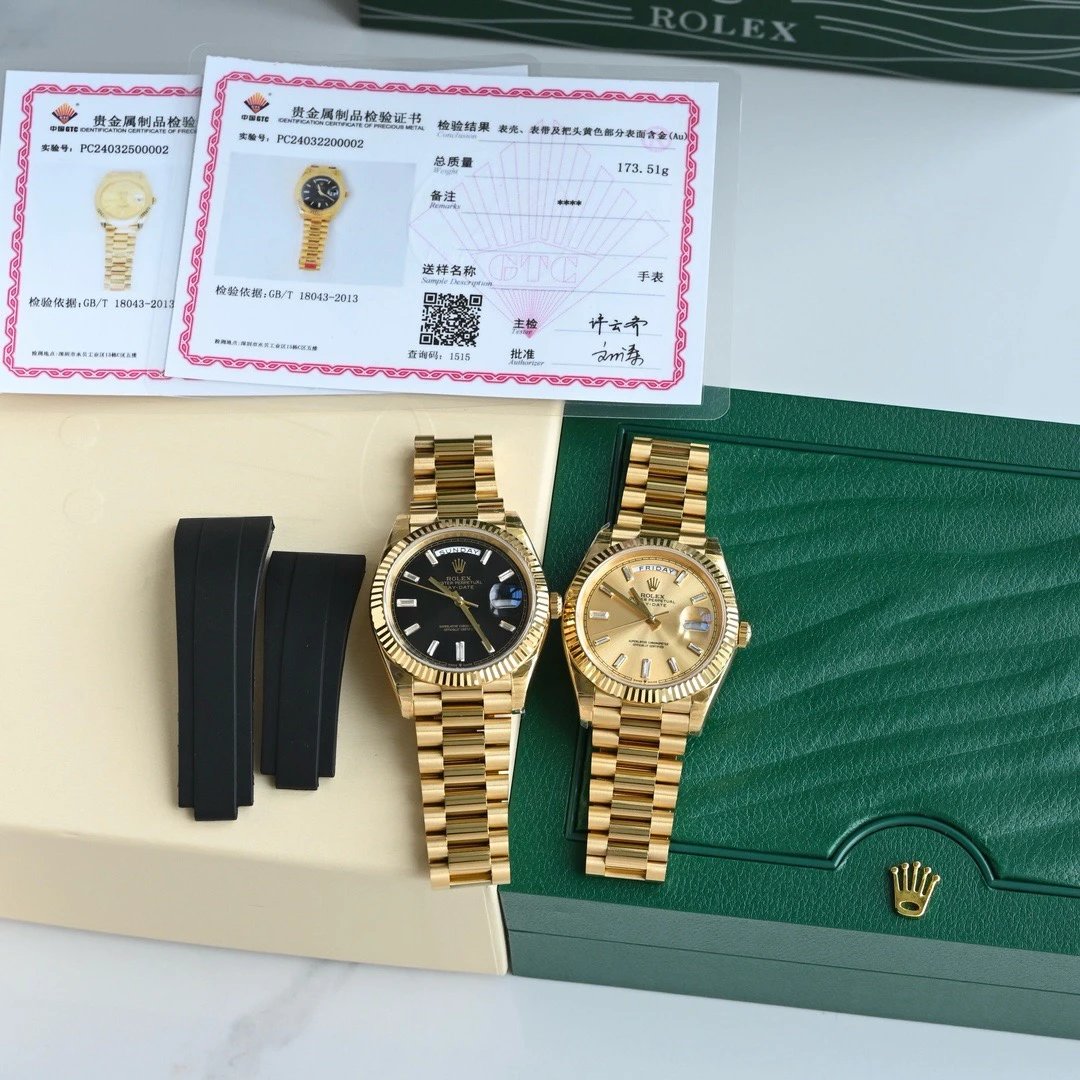 롤렉스 데이데이트 옐로우 골드 금통