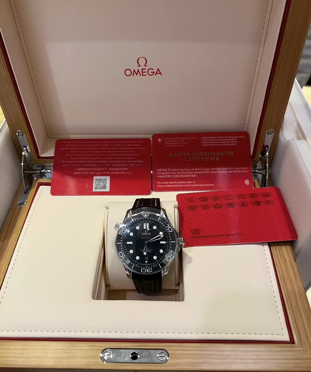 오메가 씨마스터 다이버 300M 블랙