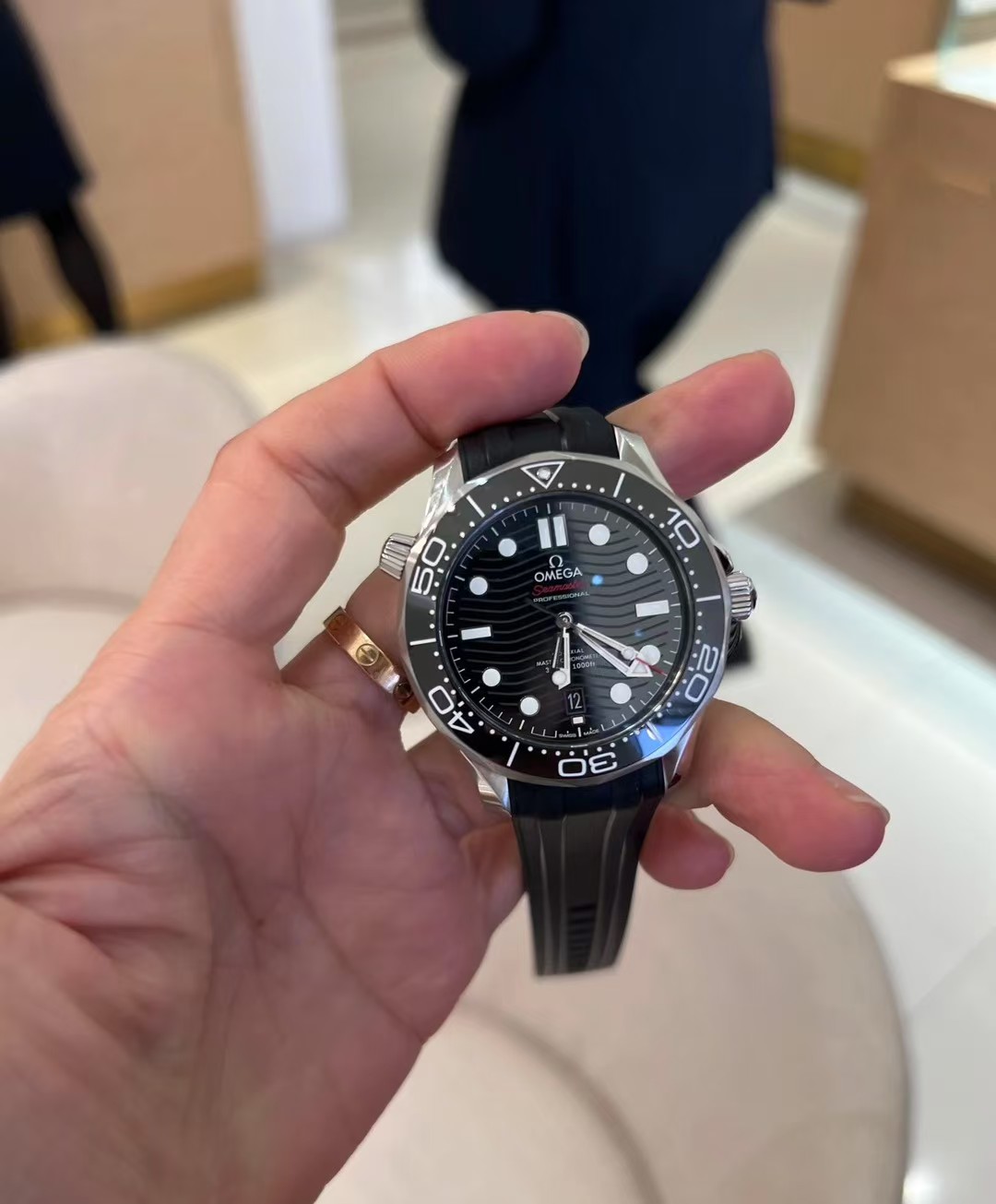 오메가 씨마스터 다이버 300M 블랙