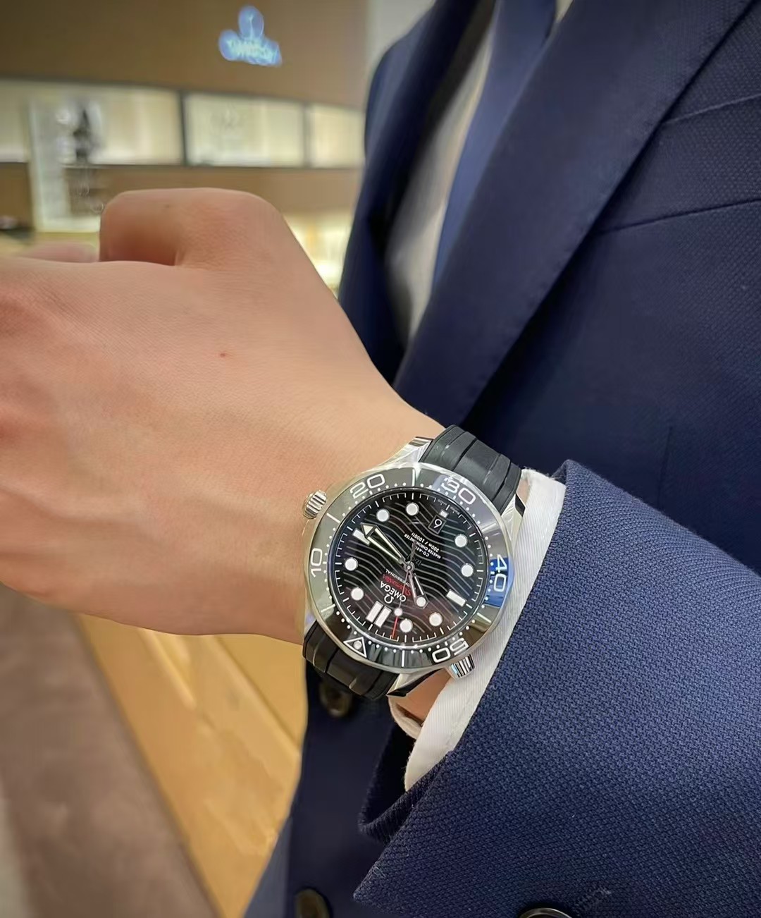 오메가 씨마스터 다이버 300M 블랙