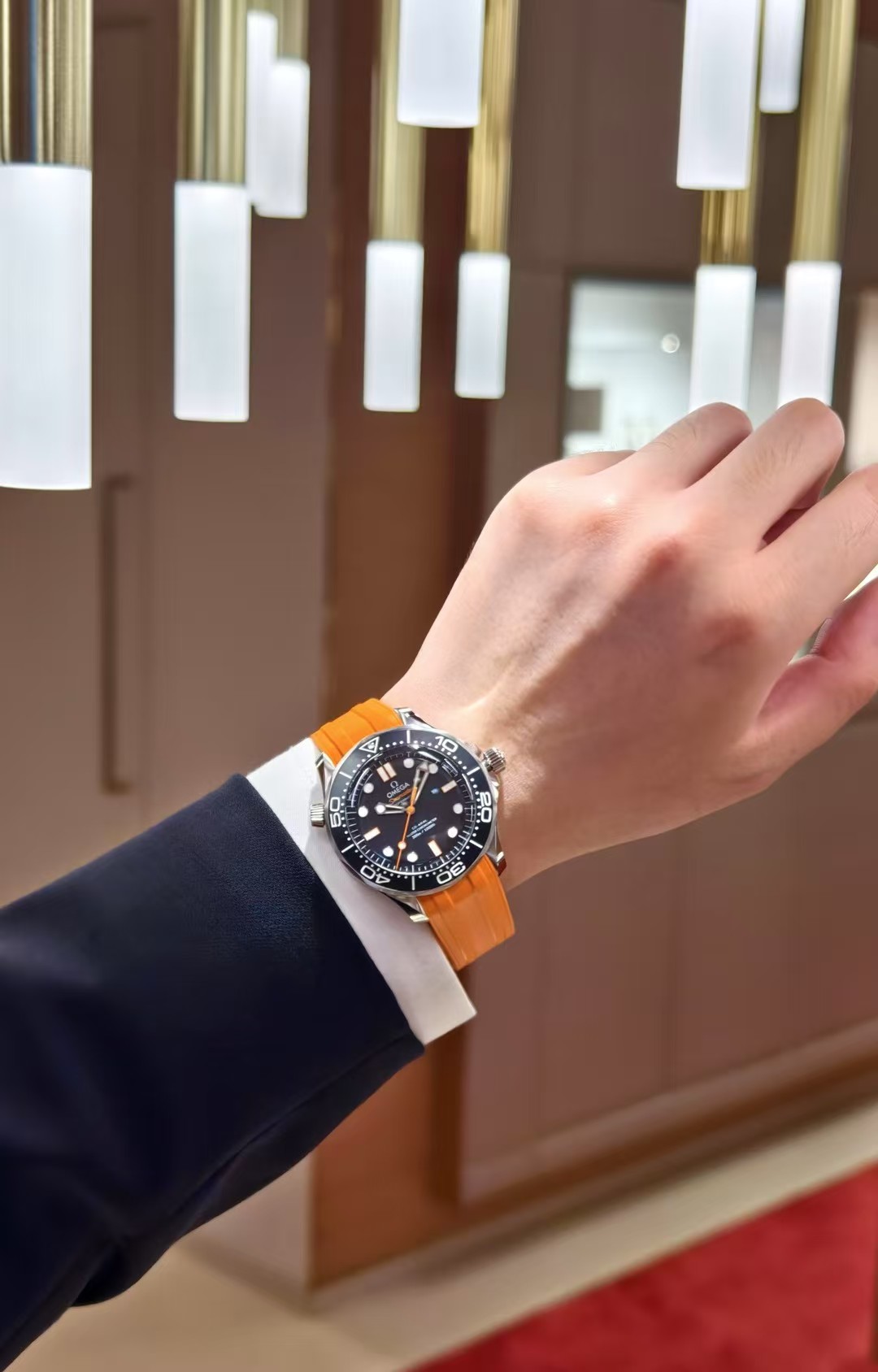 오메가 씨마스터 다이버 300M 오렌지