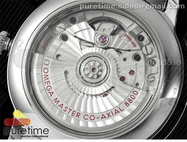 VS공장 오메가 드 빌 스틸 블루다이얼 브레이슬릿 De Ville Date SS VSF 1_1 Best Edition Blue Dial on SS Bracelet A8800