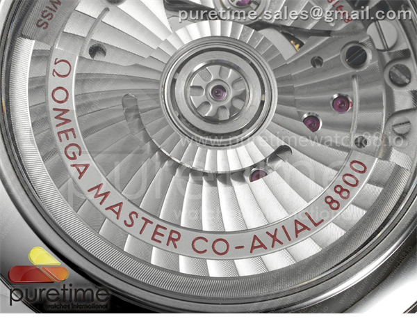 VS공장 오메가 드 빌 스틸 블루다이얼 브레이슬릿 De Ville Date SS VSF 1_1 Best Edition Blue Dial on SS Bracelet A8800