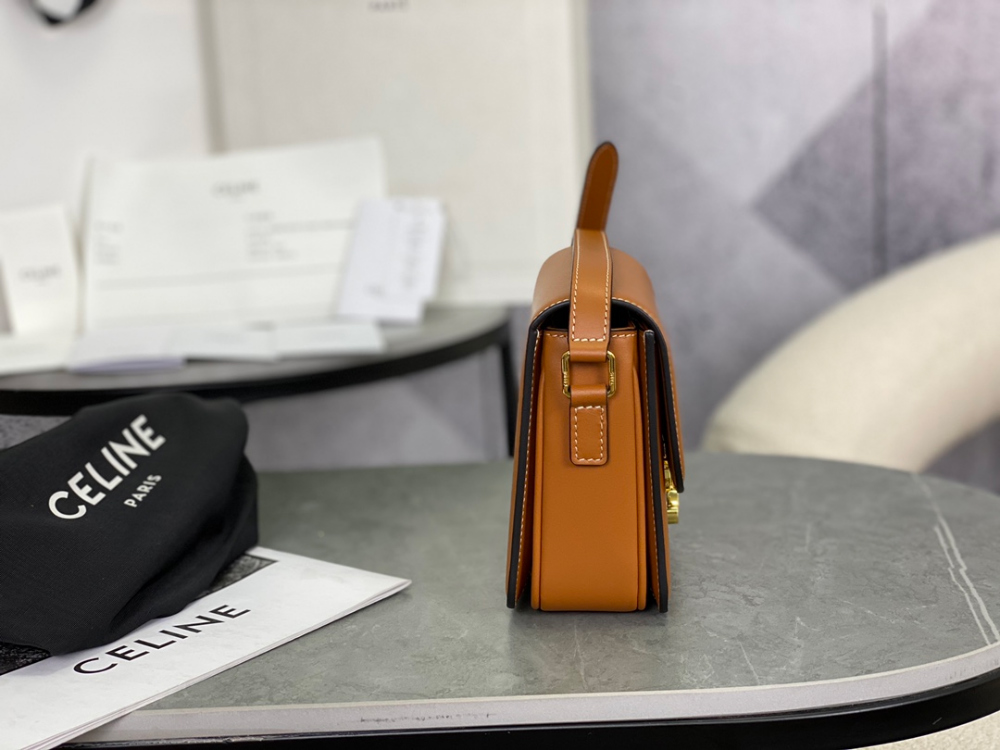 Celine Teen Triomphe Bag Shiny Calfskin