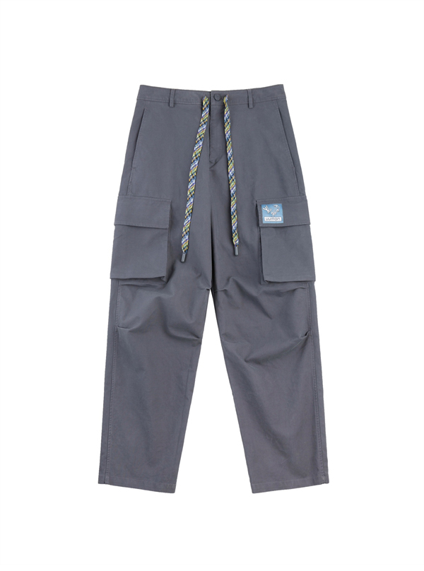 루이비통 GOTS 오가닉 코튼 릴랙스드 카고 팬츠