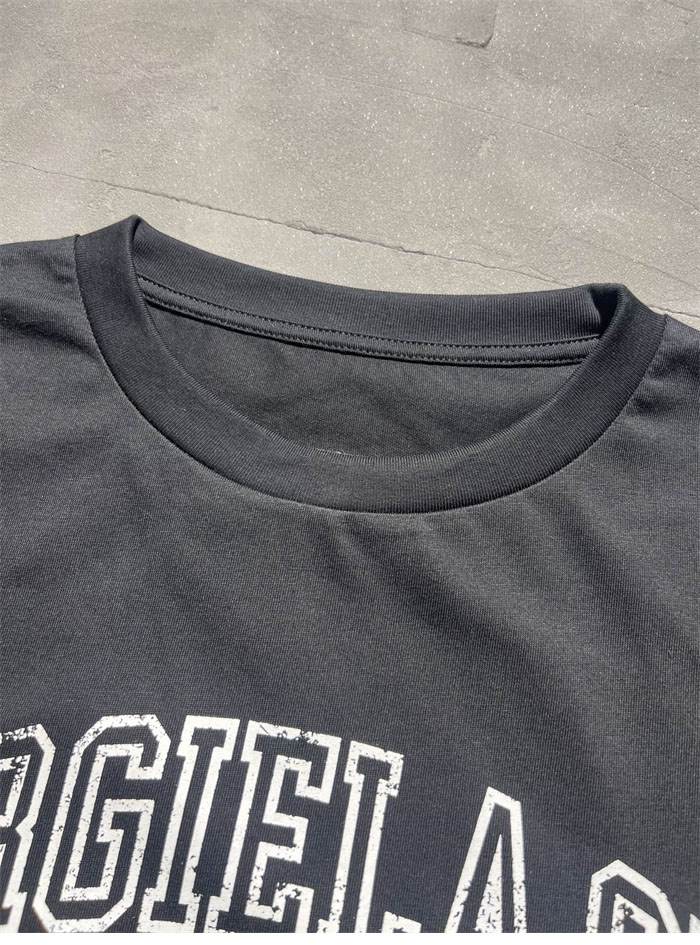 메종 마르지엘라 MM6 로고 반팔 티셔츠