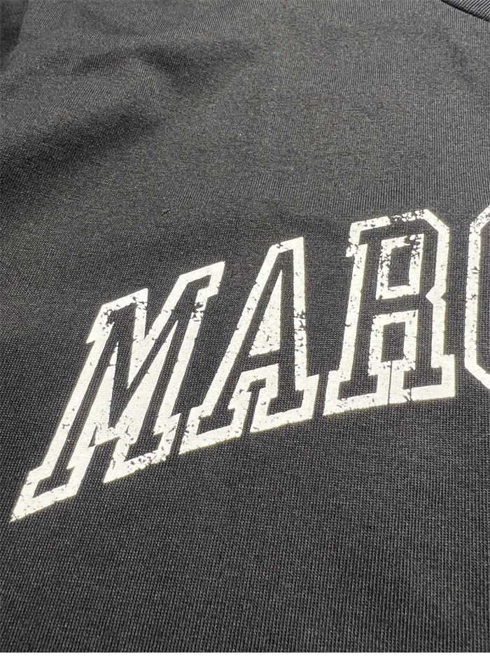 메종 마르지엘라 MM6 로고 반팔 티셔츠