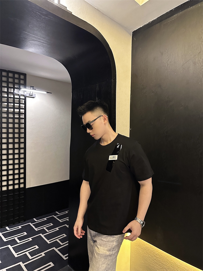 메종 마르지엘라 프린트 티셔츠