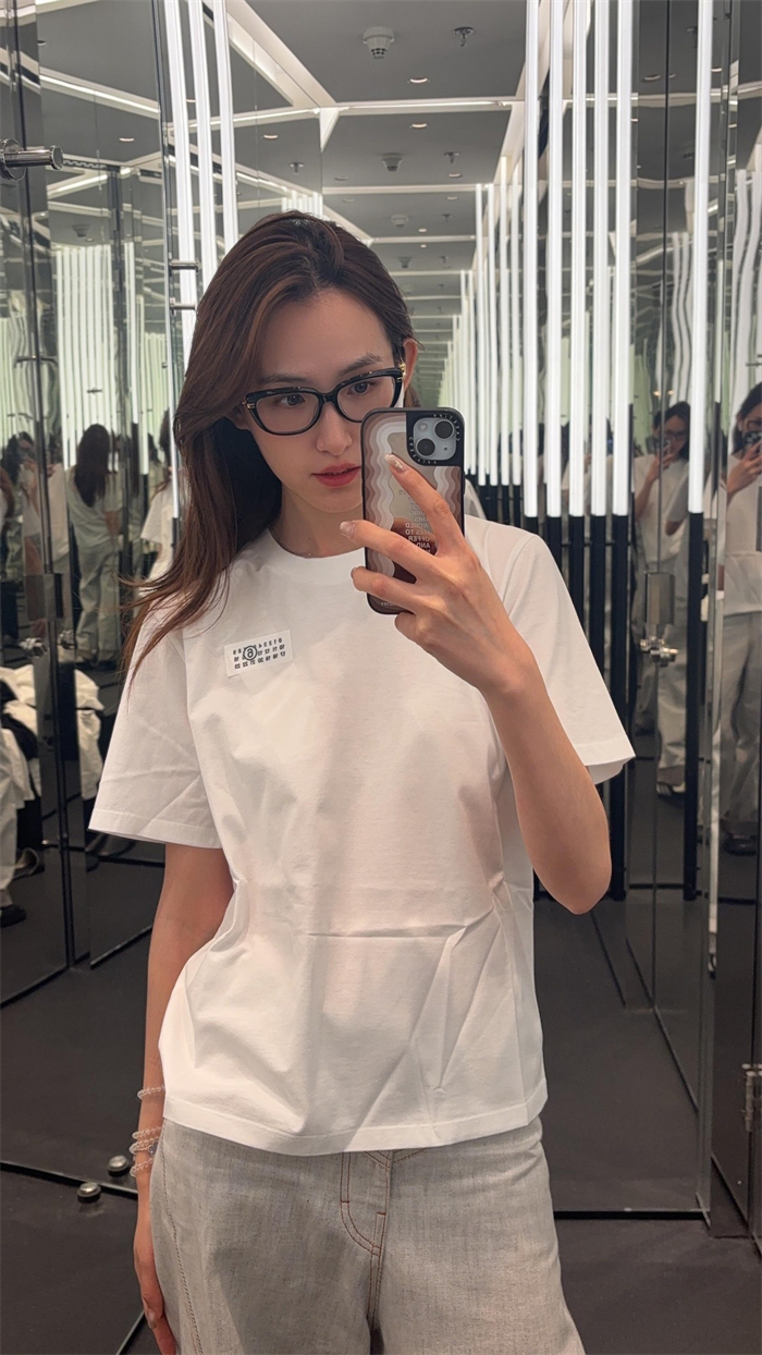 메종 마르지엘라 프린트 티셔츠