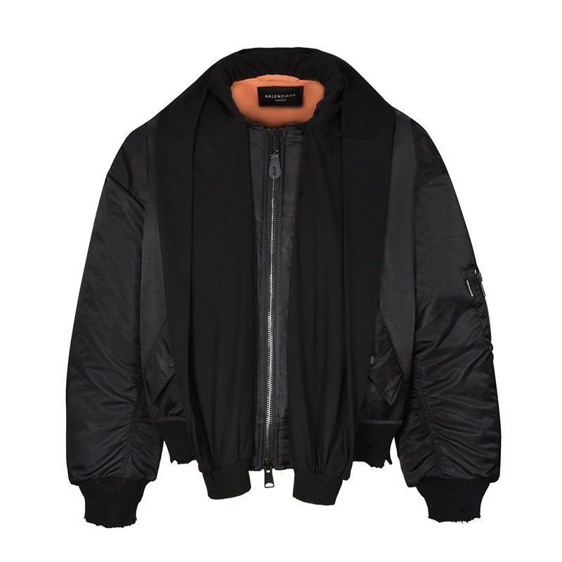 발렌시아가 24FW 크롭 항공 점퍼