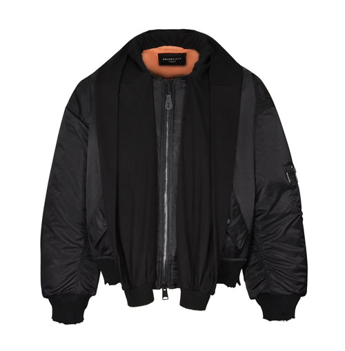 발렌시아가 24FW 크롭 항공 점퍼