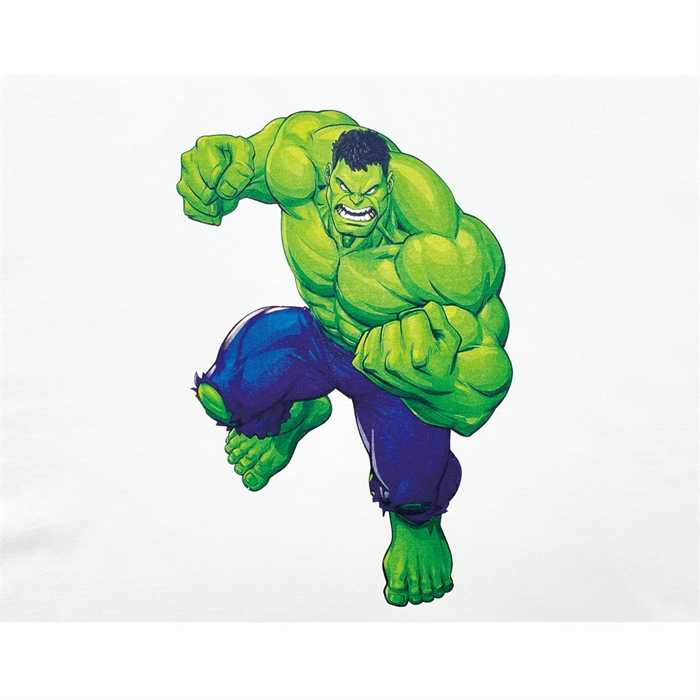 발렌시아가 x 마블 헐크 그래픽 프린팅 반팔 티셔츠