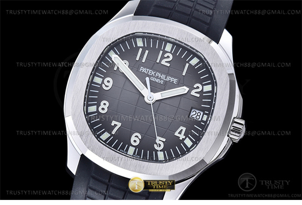 3K공장 아쿠아넛 그레이다이얼 러버스트랩 Aquanaut Ref.5167 SS_RU Grey_Num 3KF V3 A330