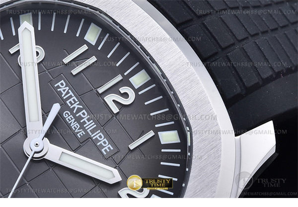 3K공장 아쿠아넛 그레이다이얼 러버스트랩 Aquanaut Ref.5167 SS_RU Grey_Num 3KF V3 A330