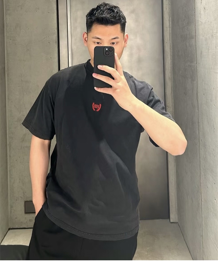 발렌시아가 BB 월계수 반팔 티셔츠