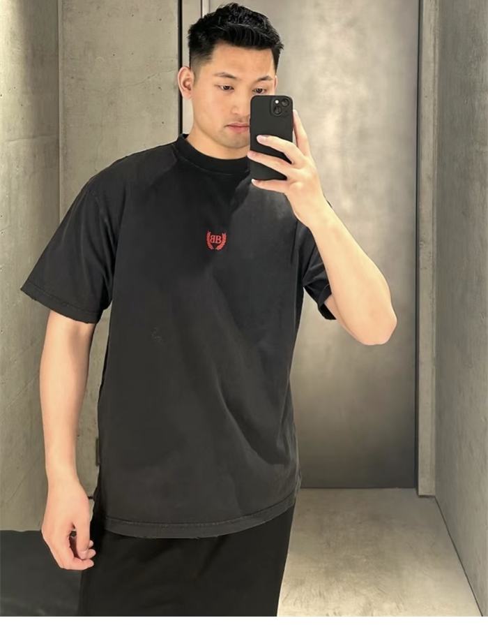 발렌시아가 BB 월계수 반팔 티셔츠