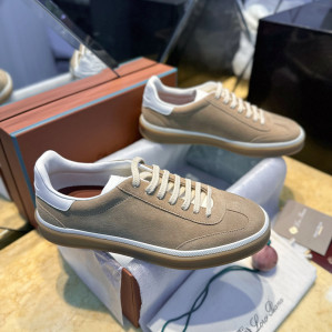 로로피아나 테니스 워크 레이스업 스니커즈