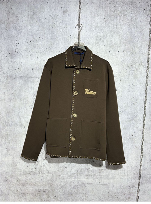 루이비통 엠브로이더드 코튼 워크웨어 자켓