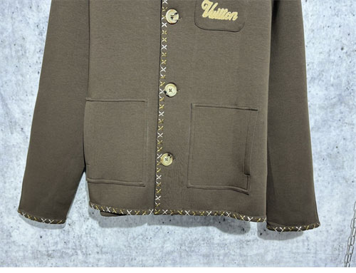 루이비통 엠브로이더드 코튼 워크웨어 자켓