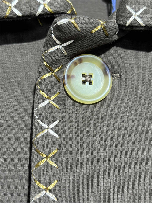 루이비통 엠브로이더드 코튼 워크웨어 자켓