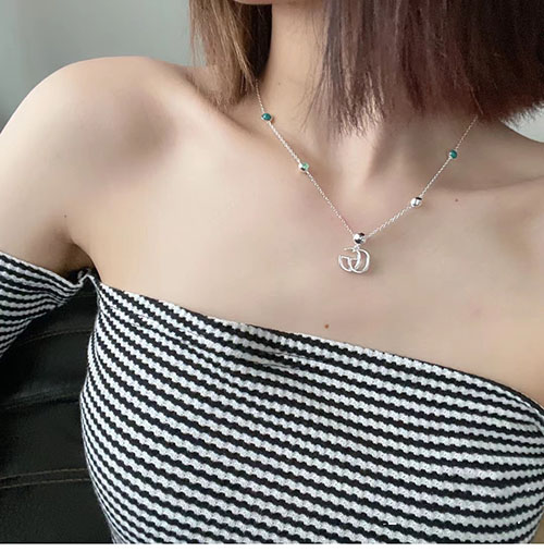 구찌 925 실버 마몬트 목걸이