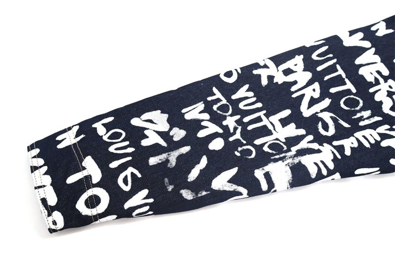 루이비통 x 니고 LV 스크리블 데님 카라리스 자켓