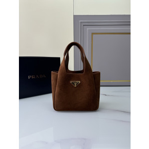 프라다 미니 스웨이드 토트백