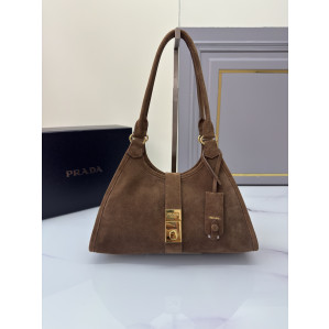 프라다 스웨이드 토트백