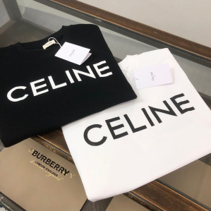 셀린느 로고 루즈 티셔츠