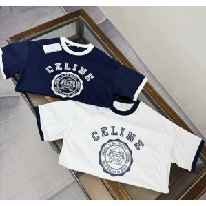 셀린느 링거 티셔츠 코튼 저지