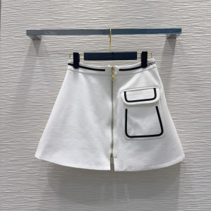 루이비통 지퍼드 미니 스커트