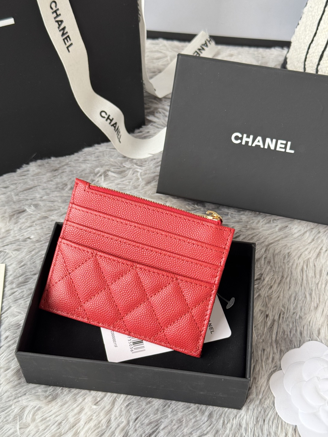 샤넬 클래식 지퍼 카드 홀더