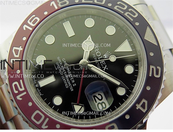 APS공장 롤렉스 GMT마스터2 BLRO 레드앤블루베젤 오이스터브레이슬릿 GMT-Master II 126710 BLRO Red_Blue Ceramic 904L SS APSF 1_1 Best Edition Blue Dial On Oyster Bracelet VR3285 CHS