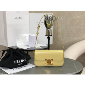 Celine Claude Triomphe Shoulder Bag Calfskin