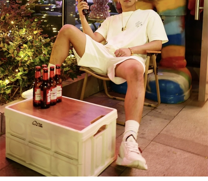 루이비통 엠브로이더드 시그니처 쇼트 슬리브 코튼 니트 반팔