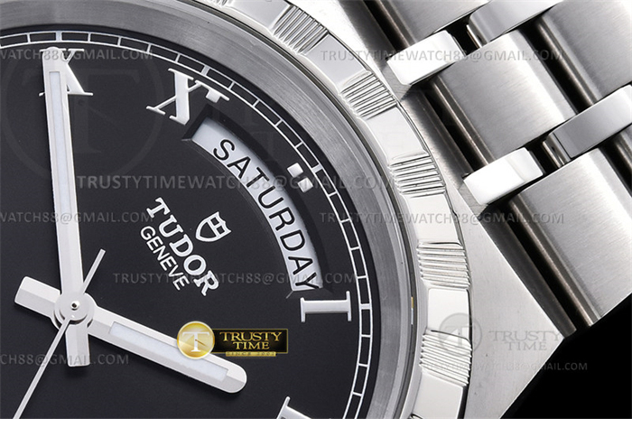 V7공장 튜더 로얄 28600 스틸 블랙다이얼 로만인덱스 브레이슬릿 Tudor Royal 28600 41mm SS_SS Blk_Rmn V7F A2836