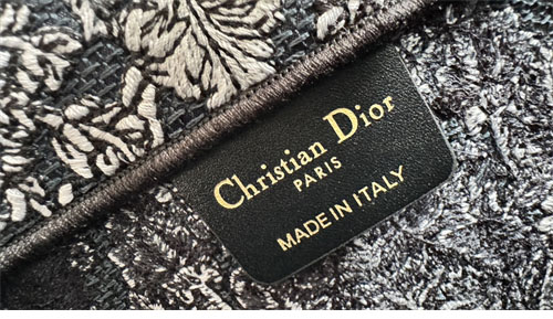 디올 북 토트백 어라운드 더 월드 블루 & 화이트