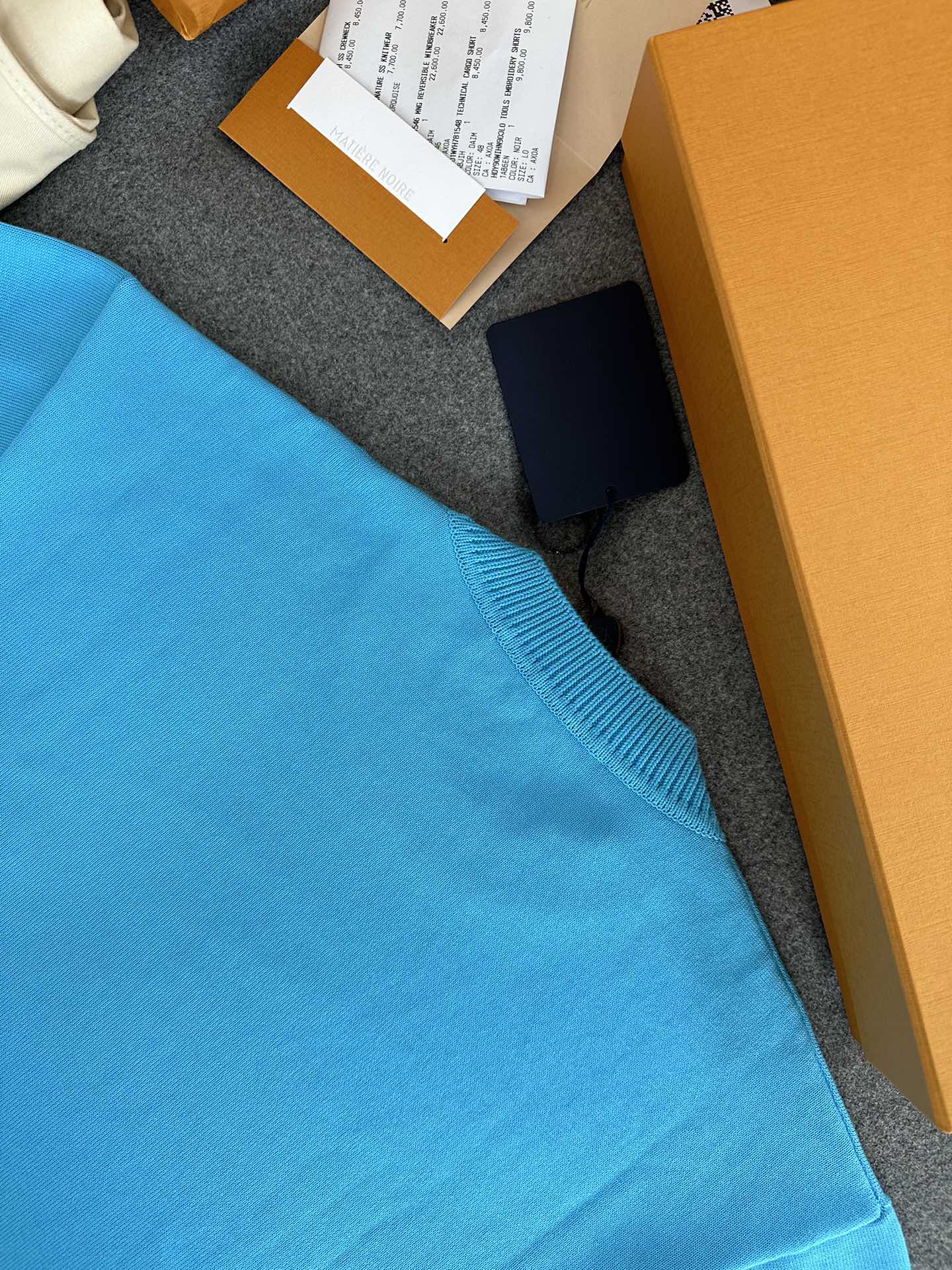 루이비통 엠브로이더드 시그니처 쇼트 슬리브 코튼 니트 반팔 “4COLOR”