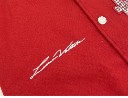 루이비통 x 퍼렐 믹스 레더 바시티 블루종 자켓