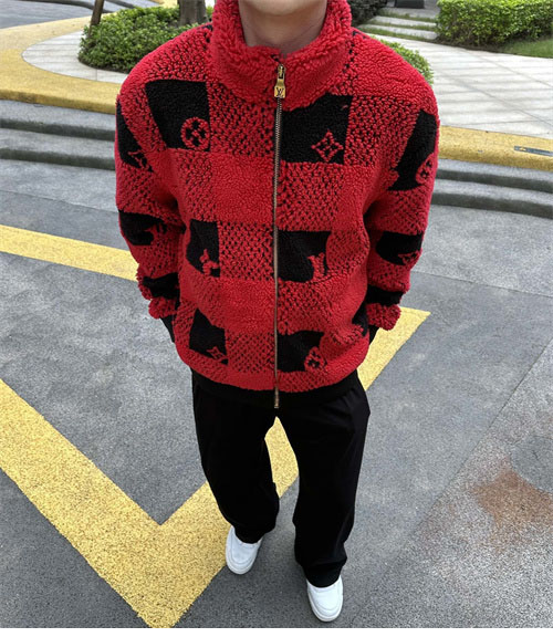 루이비통 24FW 다미에 플리스 블루종