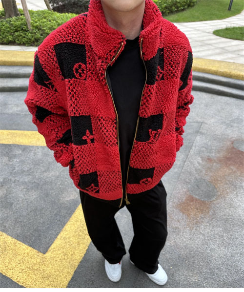 루이비통 24FW 다미에 플리스 블루종