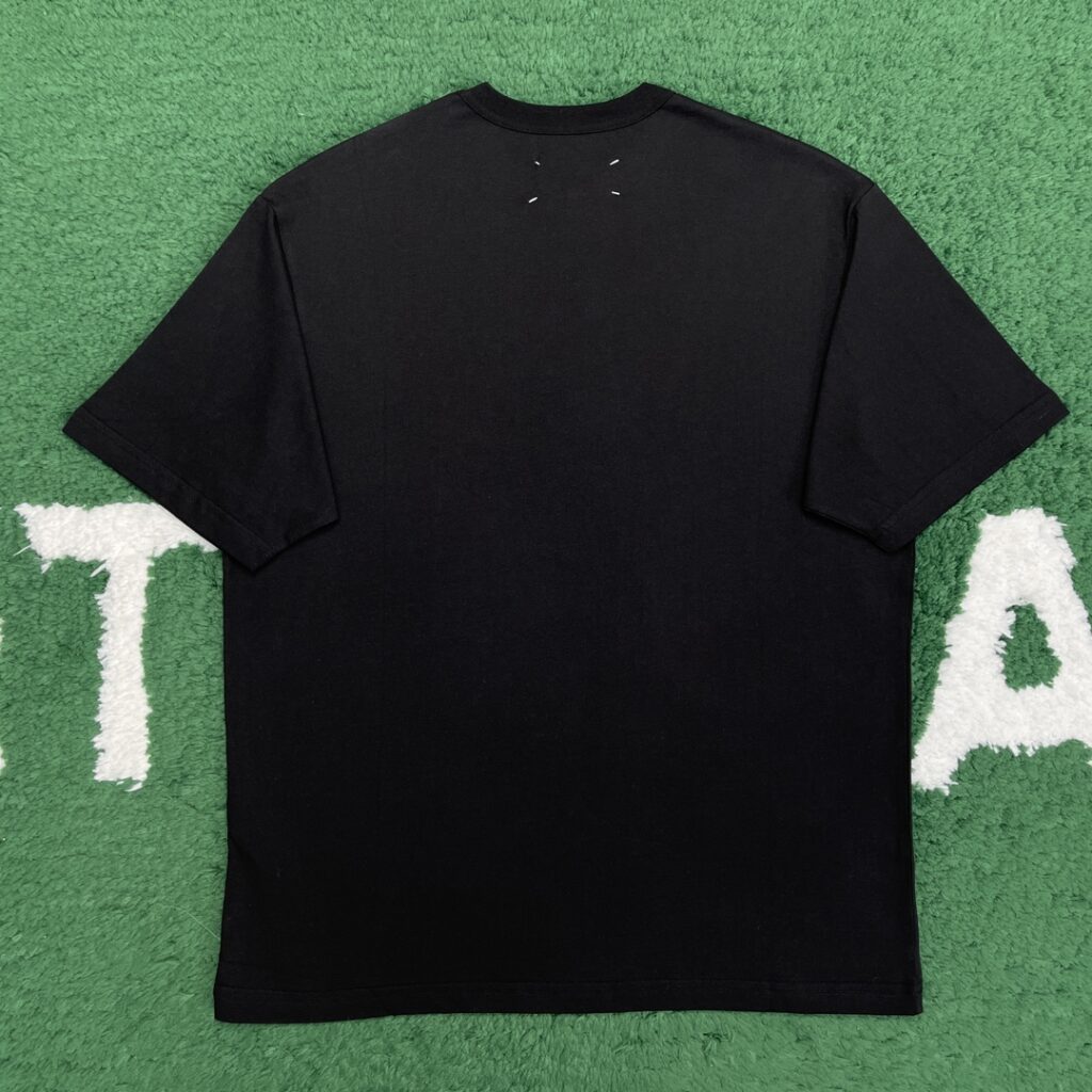 마르지엘라 뉴메릭 로고 반팔 티셔츠 블랙