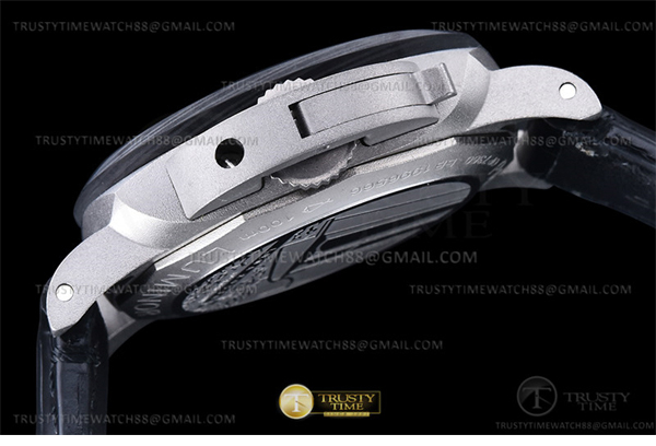 VS공장 파네라이 PAM1096 루나로사 GMT 가죽스트랩 Lum. Luna Rossa GMT TI_LE Blk VSF P9010