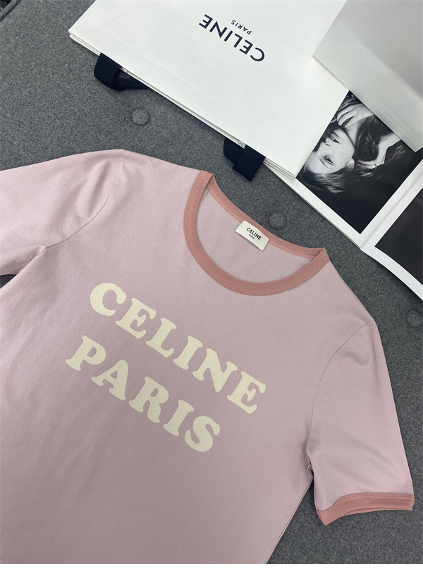 셀린느 70’s 로고 반팔 티셔츠