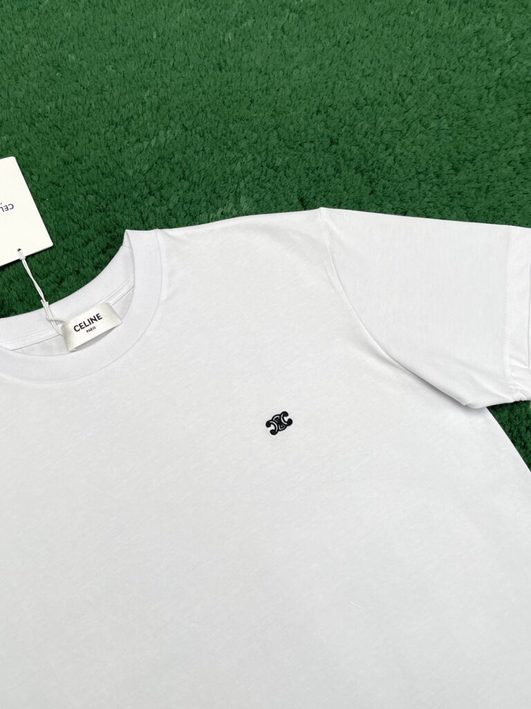 셀린느 트리오페 스몰 로고 루즈핏 반팔 티셔츠 “2COLOR”